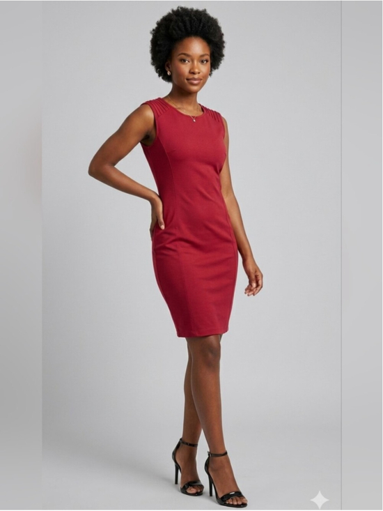Picadilly Fashion Dresses & Skirts - Picadilly Sleeveless Scarlet Red Shift Dress Plus Size XXL NWT